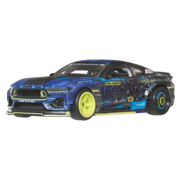 Hot Wheels Premium Car Culture 1:64 Scale Die-Cast 2024 Mustang RTR Spec 5-FD Collectible Vehicle with Real Riders Tires & Metal/Metal Body & Chassis