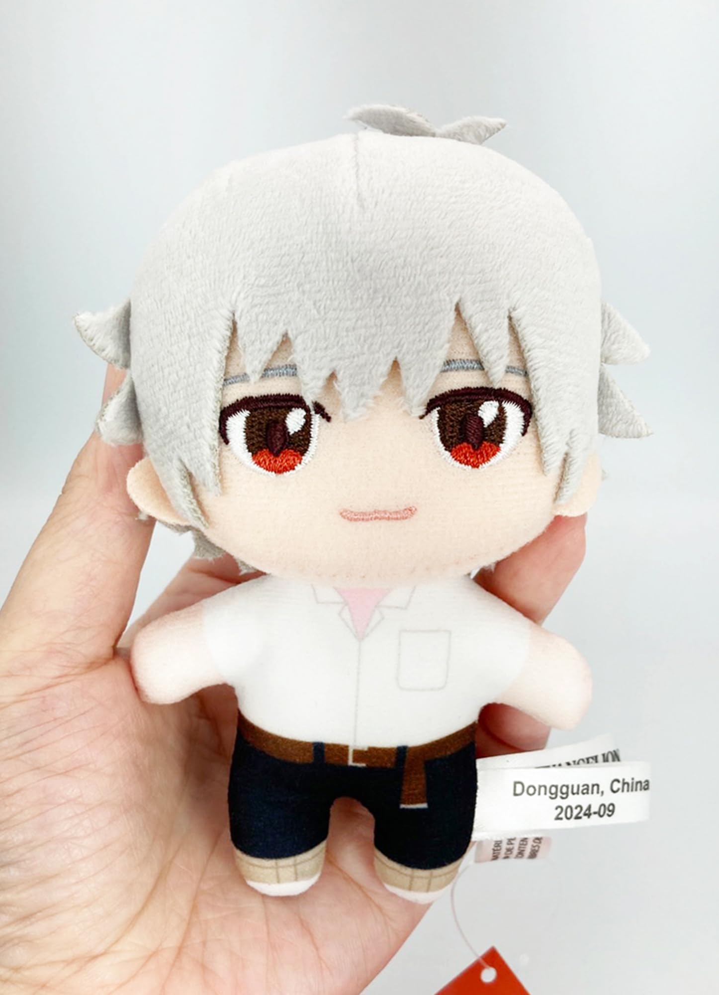 Great Eastern Entertainment Evangelion New Movie - Kaworu Nagisa (School Uniform) Mini Plush Plush w/Hook Clip 4.5"