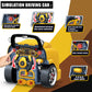 MUGEYMYD Large Truck Engine Toy for Kids 3-5, Take Apart Motor Vehicle Pretend Play Car with Light and Sound, Kids Mechanic Workshop Set, Toy Engine