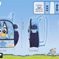 Bluey Voice Changer for Kids, Bluetooth Karaoke Boombox with Built-in Music, Designed for Fans of Bluey Toys