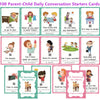 100 Parent-Child Daily Conversation Starters Cards with Picture