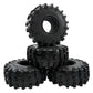 4Pcs ShareGoo Rubber 2.2" Crawler Mud Terrain Tires Super Grip Soft Tyre OD 148mm Compatible with Axial SCX10 90047 D90 TF2 Tamiya CC01 Traxxas TRX4
