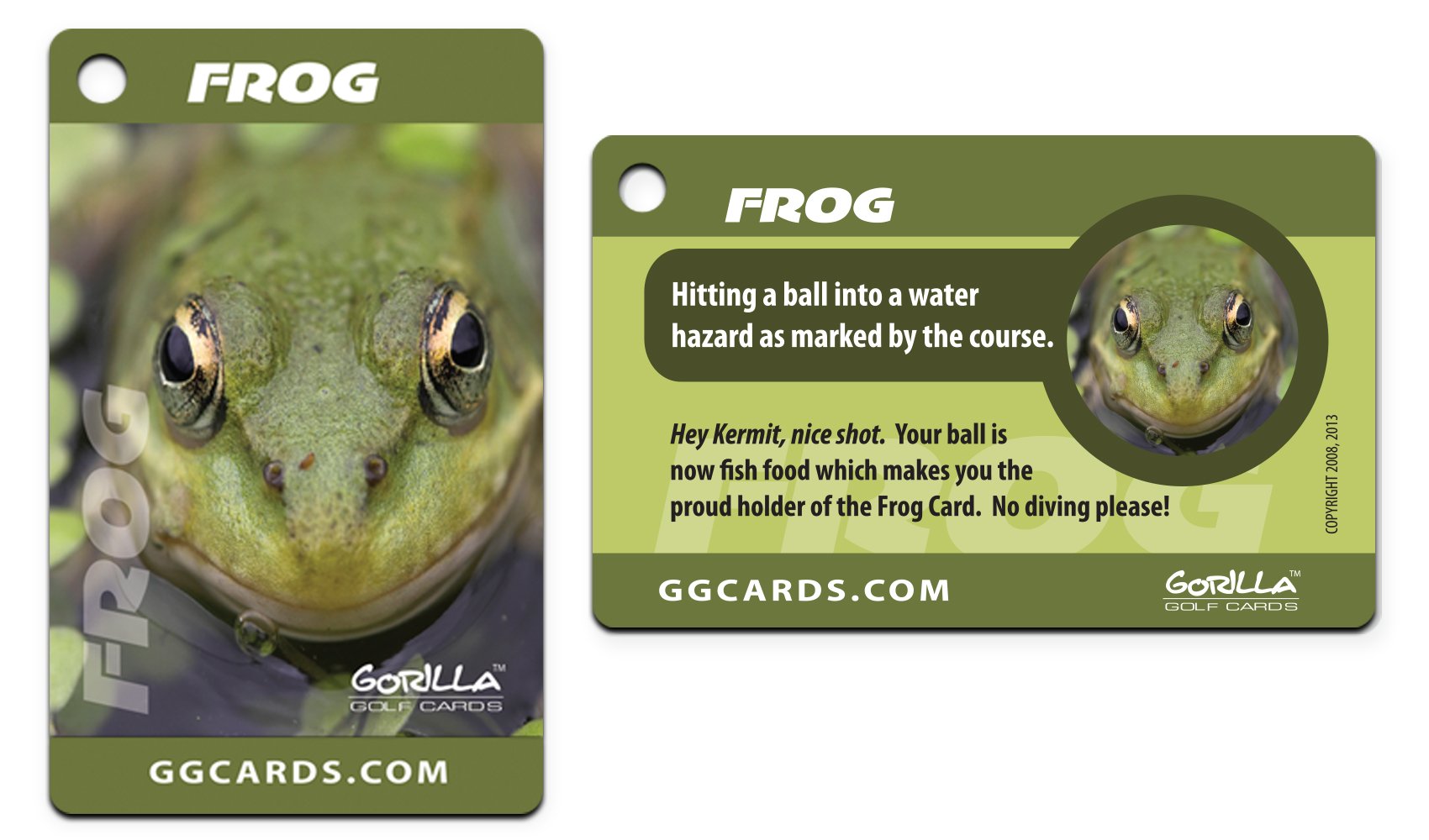 Gorilla Golf Cards (4 Pack) : The On-Course Golf Betting Game