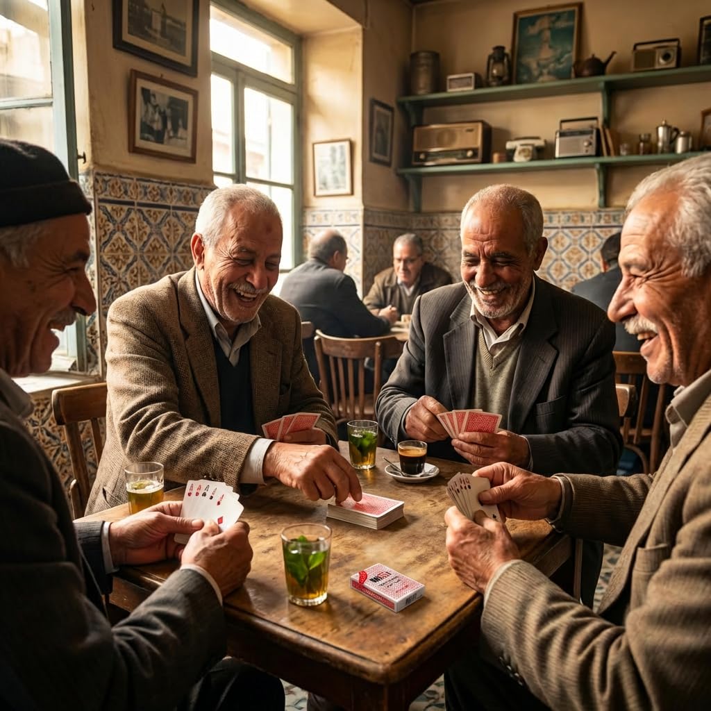 WowHalal Tunisian Traditional Playing Cards Deck - Classic Family & Party Card Games - Multiplayer Entertainment Set (Chkobba)