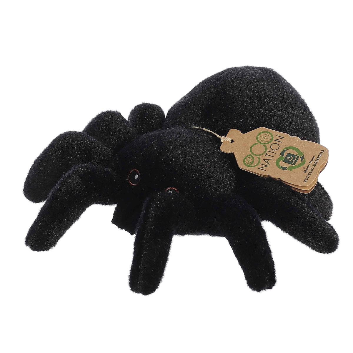 Aurora Eco Nation Eco Softies 7.5" Tarantula Responsibly Made Stuffed Animal