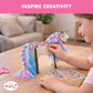 Magical Valley Unicorn Craft Kit for Kids, DIY Wooden Unicorn Craft with Yarn & Accessories, Arts & Crafts Kit, Creative Activity, Birthday Party