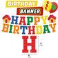 8th Birthday Decorations - Building Blocks Birthday Decorations 8 Year Old Boy - Party Kit: Number 8 Balloon, Banner, Cupcake & Cake Toppers, Balloons