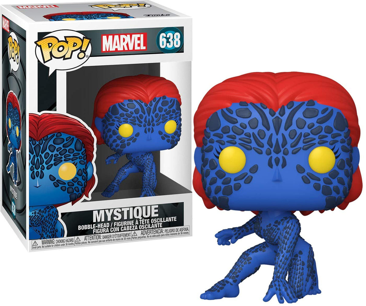 Funko Pop! Marvel: X-Men 20th Anniversary - Mystique, Multicolor, 3.75 inches