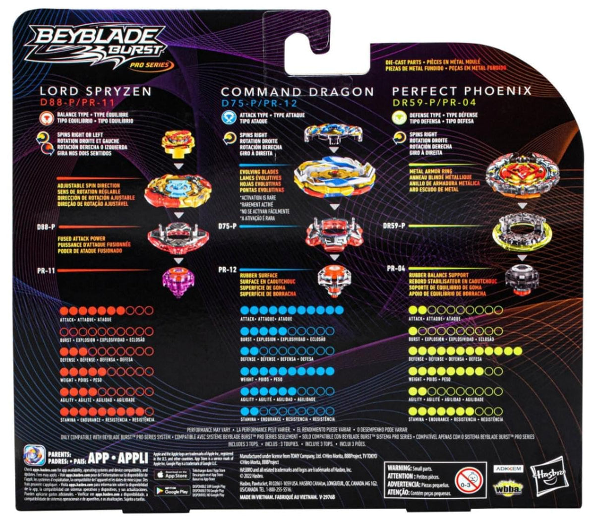 BEYBLADE Burst Pro Series Mythic Beast Collection, Red