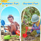 Umnodobn Heavy Duty 16" Large Beach Sand Toy Shovels for Kids Adults, Jumbo Scooping Spade Toys Kit for Outdoor Gardening Digging Sandbox Garden Tool