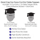 Big Dot of Happiness Grad Cap Fun Face Cutout Centerpiece Sticks - Custom Graduation Photo Head Cut Out Table Toppers - Upload 1 Photo - Set of 15