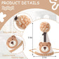 VAVAYAO Bear 1st Birthday Party Decorations - Teddy Bear Crown Outfit, Woodland Camping Theme, Cone Hat