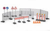 Bruder Construction Set: Railings Site Signs and Pylons