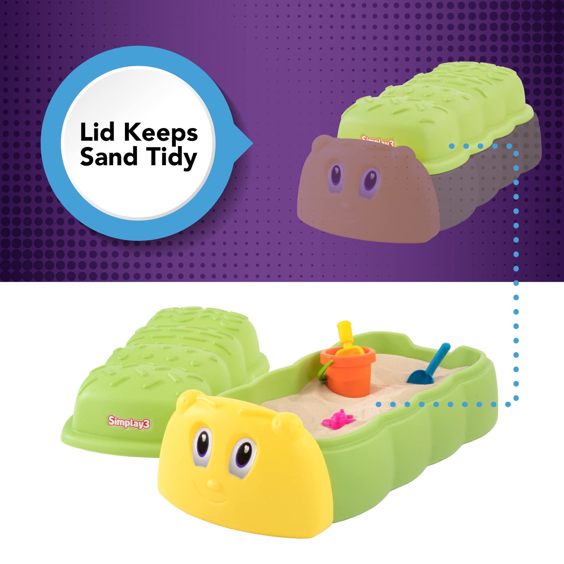 Caterpillar Sand Box