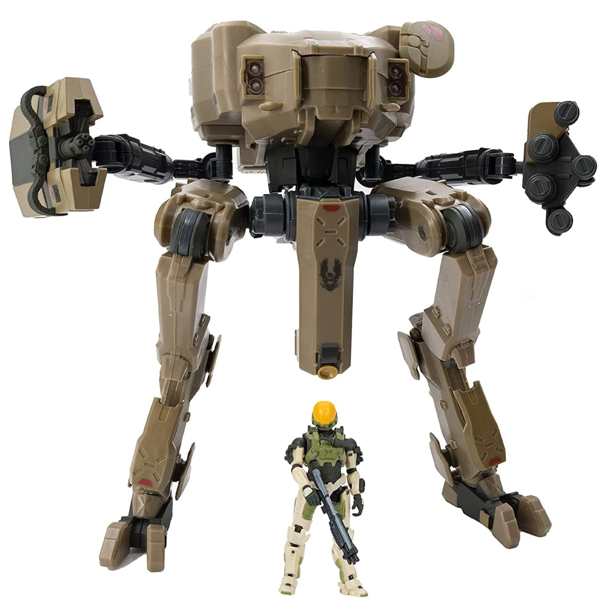 HALO Deluxe Figure - UNSC Mantis and Spartan EVA - Armor Defense System - Build Out Your Universe