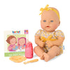 Baby Sweetheart by Battat - Feeding Time 12-Inch Doll for Newborn with Soft Body & Easy - to - Read Story Book and Accessories