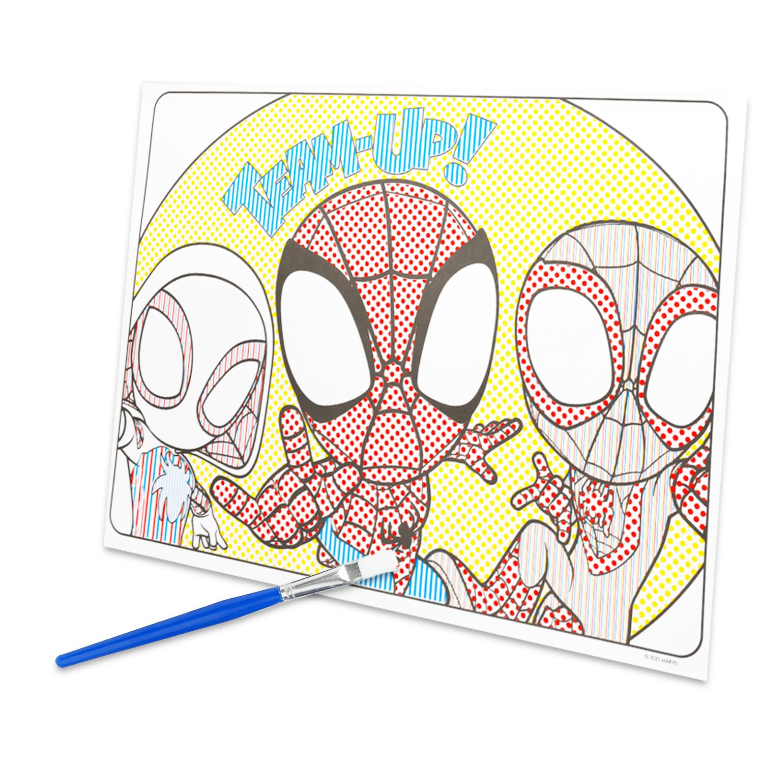 Spidey and Friends Paint with Water Set for Kids, Toddlers Age 3+ - Bundle with 40 Page Cute Cartoon Mess-Free Water Coloring Book for Ages 3 4 5 6 7