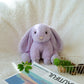 Apricot Lamb Toys Plush Purple Bunny Rabbit Soft Stuffed Animal 8''