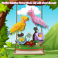 aphpaio Love Birds Building Toy Set, Cockatiel Lover Birds Building Blocks, Home Love Decor Valentines Day Birthday Easter for Mom Lover Adults Kids