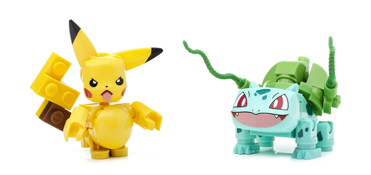 Mega Construx Pokémon Pikachu vs. Bulbasaur