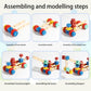 LOVELAND Wooden Nut & Bolt Building Toy for Kids Montessori STEM Construction Set with Tools, Educational Building Blocks for Toddlers Ages 3+ (Boys