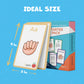 Hubble Bubble Kids American Sign Language Cards for Toddlers and Beginners - 180 ASL Flash Cards for Babies, Toddlers, Kids, ABC Flash Card for Deaf