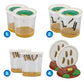 Butterfly Garden: Original Habitat and Two Live Cups of Caterpillars with Journal - Life Science & STEM Education - Butterfly Science Kit - Plus