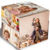 Personalized Photo Cube, Foldable 3D Rotating Custom Photo Cube Holds 9 Pictures - Funny & Sentimental Gift for Family Friends on Christmas, Birthday