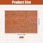 12 Pcs Dollhouse Wallpaper Miniature Dollhouse Accessories Peel and Stick Self Adhesive Miniature Wallpaper Flooring for DIY Doll House Mini Room