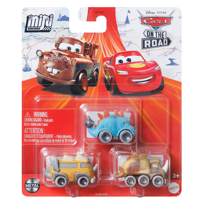 Mattel Disney Pixar Cars Mini Vehicles - Pack GKG01, 3 x Car, Ages 3+