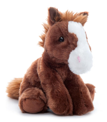 The Petting Zoo Floppy Horse Stuffed Animal Plushie, Gifts for Kids, Wild Onez Wildlife Animals, Horse Plush Toy 8 inches