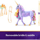 Unicorn Academy, Interactive Rainbow Light-up Wildstar with Lights, Sounds & Music, Dolls & Unicorn Toys for Girls Ages 4 and up