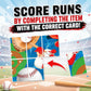 BASEBALL DUEL! Card Game - Fast-Paced Puzzle & Strategy Baseball Game for Kids, Teens & Adults | 2-4 Players or Team Play | Ages 7+ | Little League