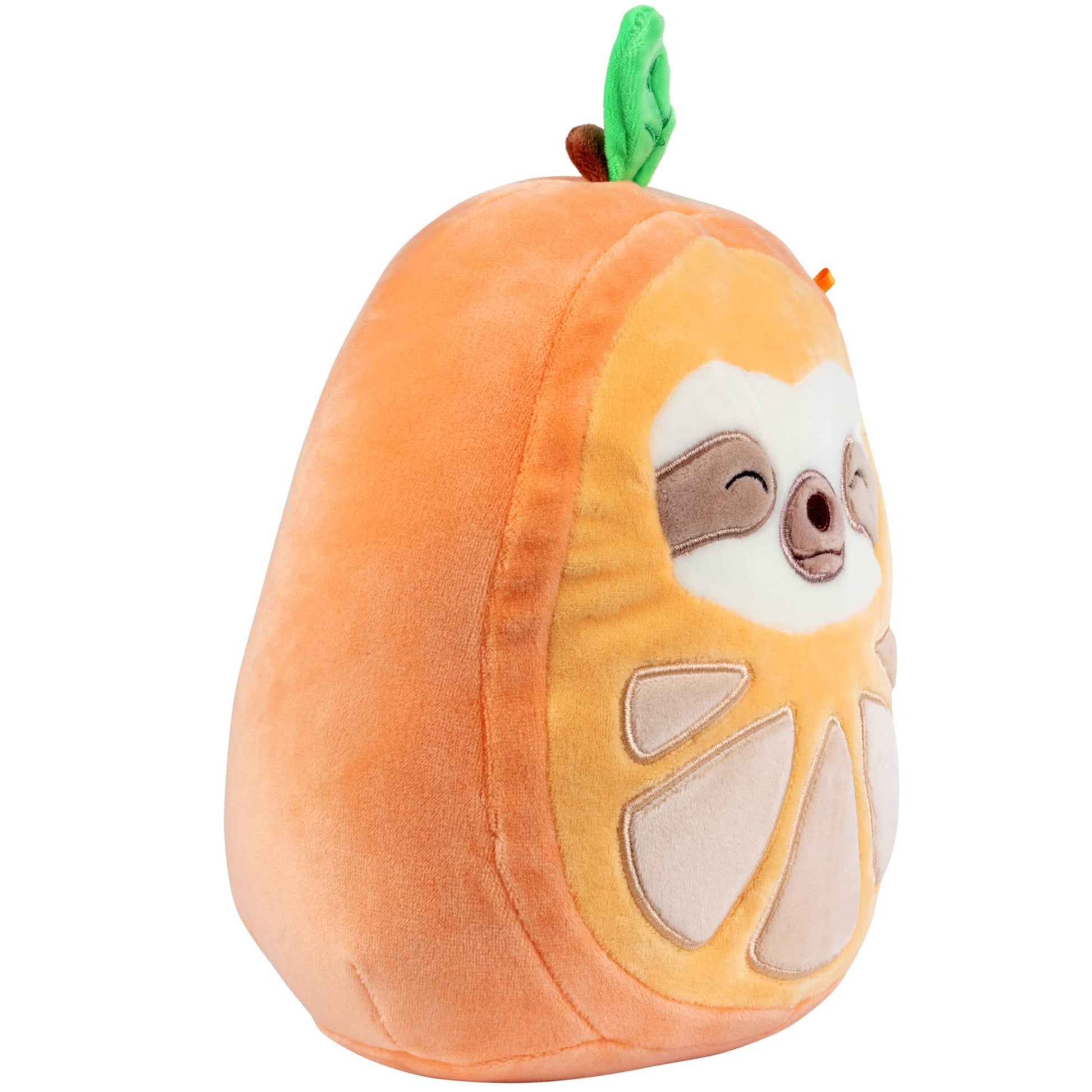 Squishmallows Original 8 Inch Simon The Orange Sloth - Official Jazwares Plush - Soft, Cuddly Collectible Sloth Fruit Stuffed Animal Toy - Gift