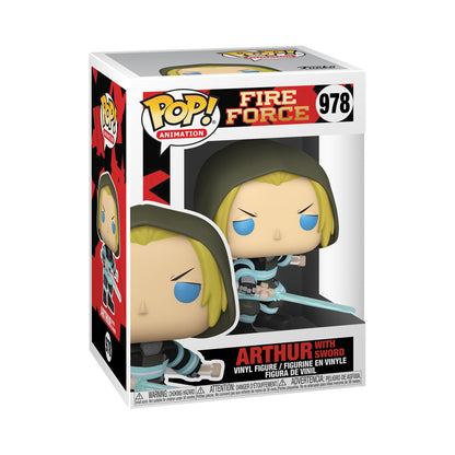 Funko POP Animation: Fire Force - Arthur with Sword, Multicolor, Standard, (56156)