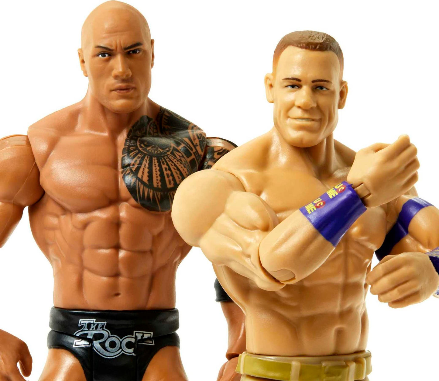 Mattel The Rock vs John Cena Championship Showdown 2-Pack 6-inch Action Figures Monday Night RAW Battle Pack for Ages 6 Years Old & Up