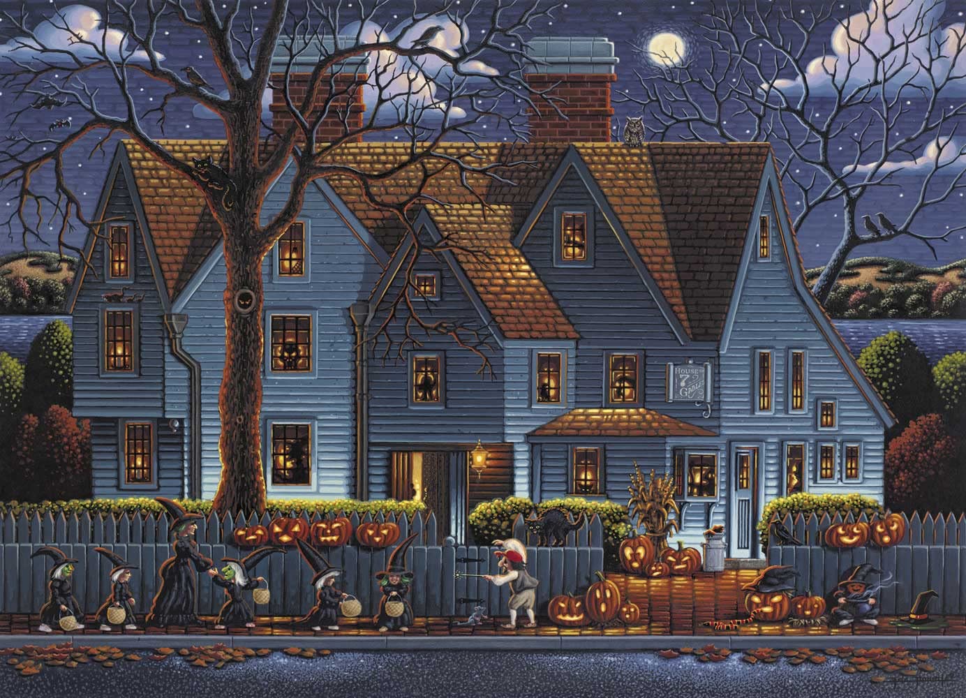 Dowdle Jigsaw Puzzle - House of Seven Gables - 1000 Piece