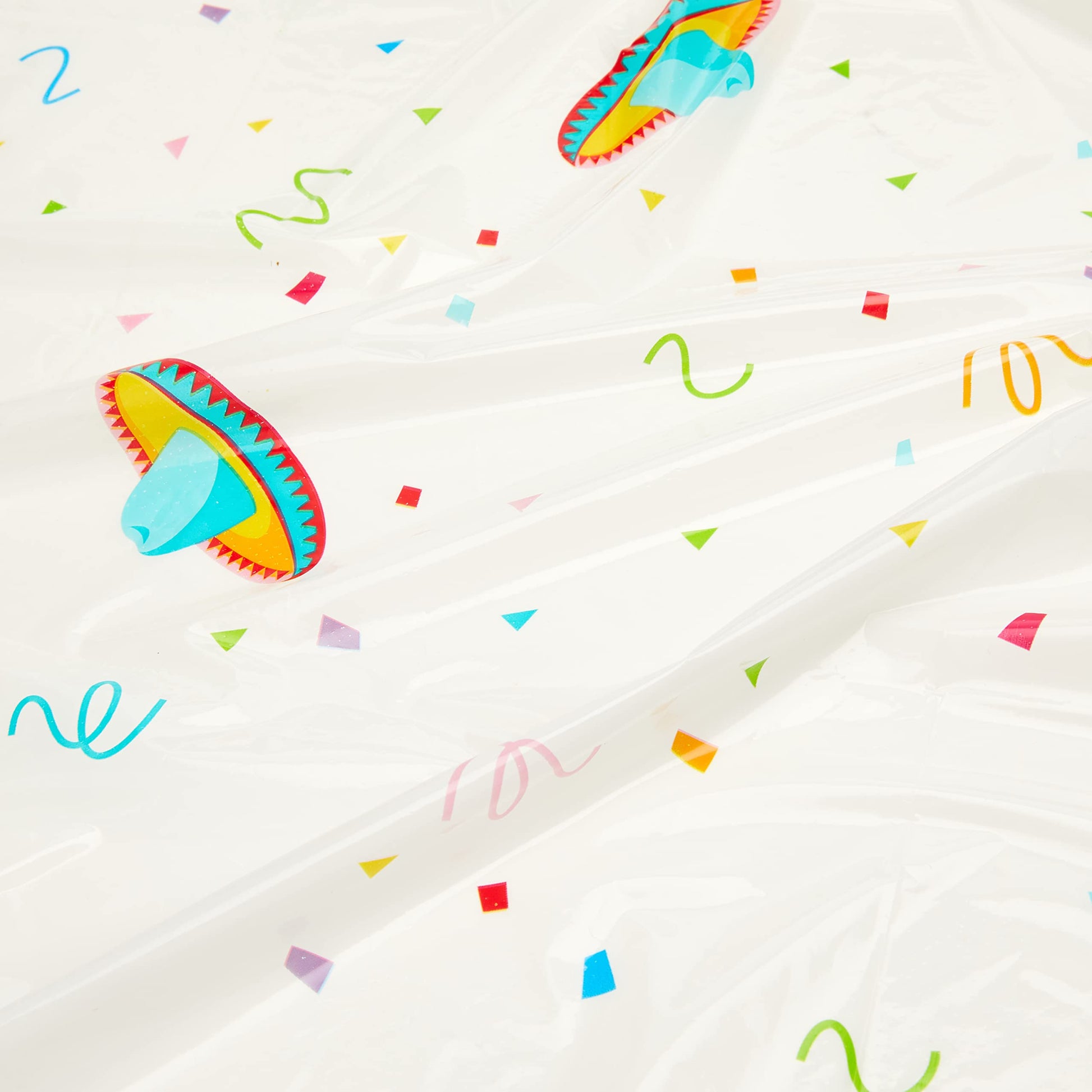 Mexican Fiesta Party Plastic Table Cover, 54" x 84"