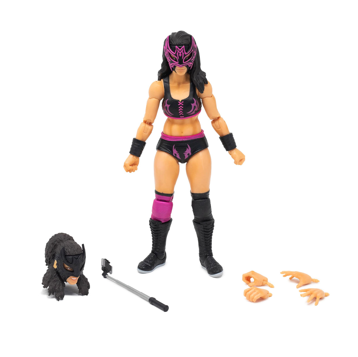 Boss Fight Studio Lady Maravilla, Legends of Lucha Libre Collectible Action Figure - Highly Articulated Figurine with Accessories Including