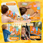 LOMAGTI Preschool Learning Math Toy for Toddlers, Silicone Counting Board with Number Tracing | Montessori Educational Math Manipulatives Number
