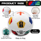 MESUCA FIFA World Cup 2026 Soccer Ball Plush for Kids - Official 11.8inch Soccer Plush Toy Pillow with Trophy Design - Soft Soccer Stuffed Animal
