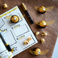 XQNRWYTU 50 PCS Golden Wings Chocolate Decor Wizard Party Chocolate Decoration Hollowed Wings Wafer Cupcake Toppers with Glue Point for Them Party