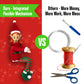 The Original Elf 12" Plush Christmas Elf Doll - Poseable Shelf Sitter with Flexible Dangling Legs - Perfect for Christmas Decorations, Toy Elf