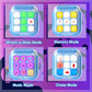 Hydrathy Tic Tac Toe Electronic Handheld Puzzle Game Console Fidget Toys w/ 7 Game Modes, Portable Fast and Fun Car Travel Press Games for Kids and