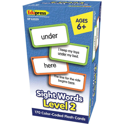 Teacher Created Resources Sight Words Flash Cards - Level 2 (TCR62059)