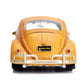 Jada Toys Transformers Bumblebee Volkswagen Beetle Die-cast Car, 1:24 Scale Vehicle & 2.75" Charlie Collectible Metal Figurine, Yellow