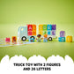 LEGO DUPLO Town Alphabet Truck Toy - Toddler Learning & Educational Toys for Preschool, Ages 2+ - Alphabet Blocks for Boys & Girls - Baby Gift Ideas