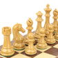 WinSTEM High Polymer Weighted Chess Pieces Only - 3.75'' King - Extra 2 Queens, Standard Tournament Chessmen for Chess Board Game or Replacement