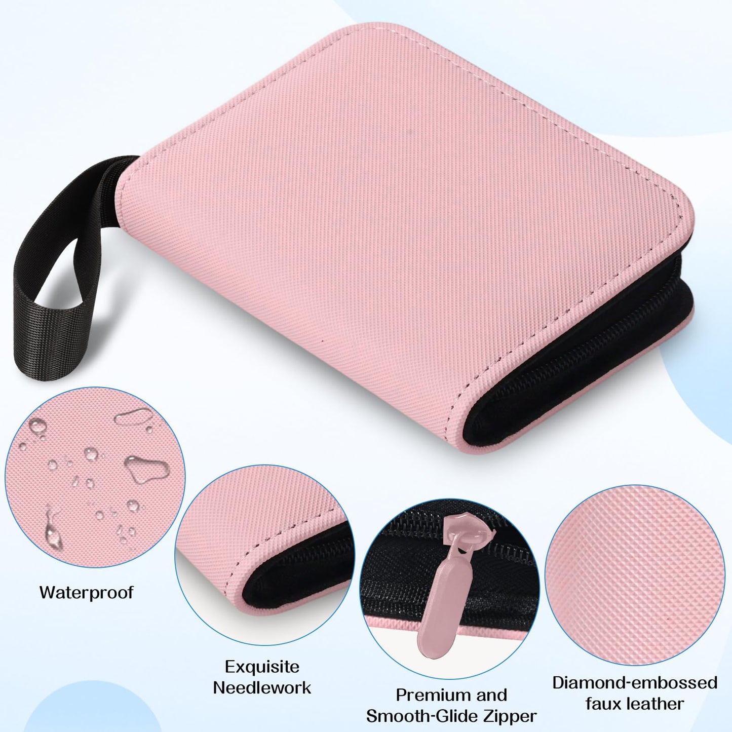 1 Pocket Card Binder - Collectible Trading Card Album, Single Card Holder with 20 Pages, Holds 40 Cards, Side-Loading Mini Binder for TCG, MTG
