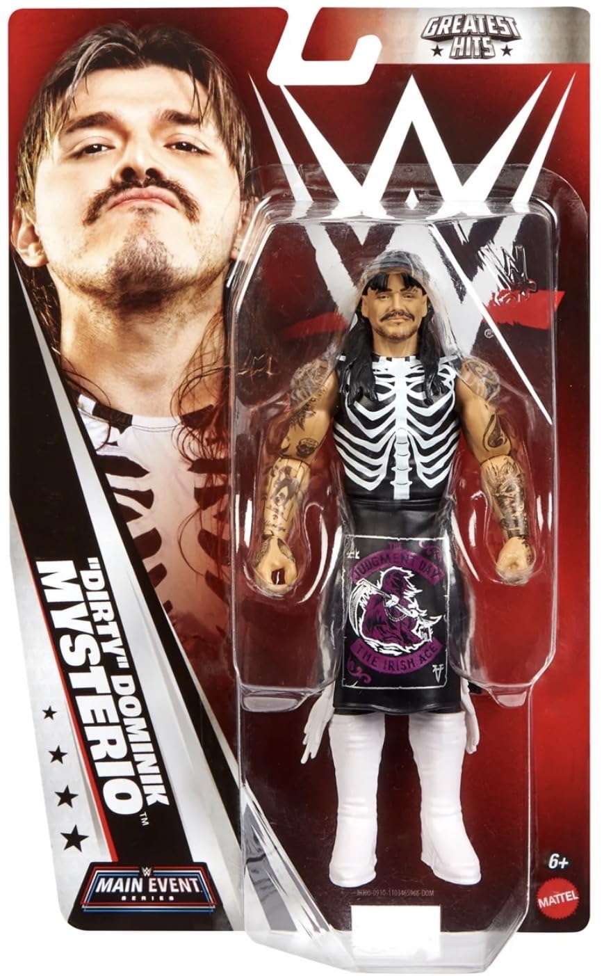 WWE "Dirty Dominik Mysterio Mattel Main Event Greatest Hits Series 2 Wrestling Action Figure Toy Wrestler
